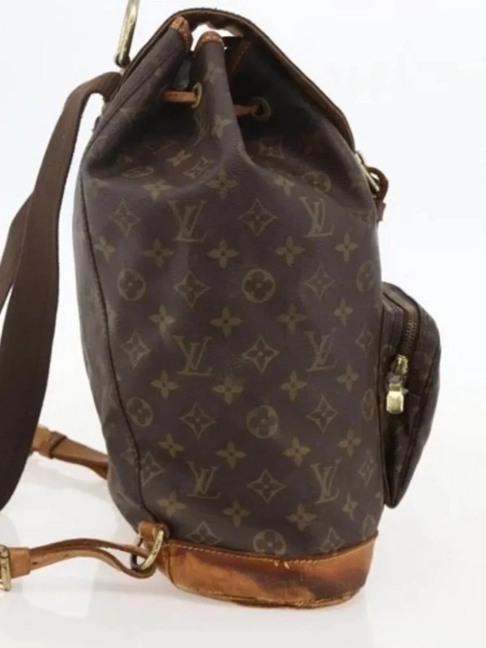 LOUIS VUITTON Monogram Montsouris GM Backpack M51135 LV Auth YKZ1231
